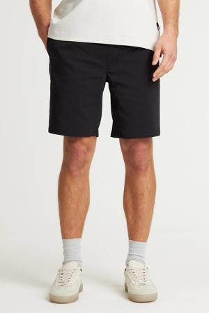 slim chino short zwart