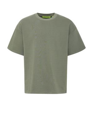   sportshirt olijfgroen