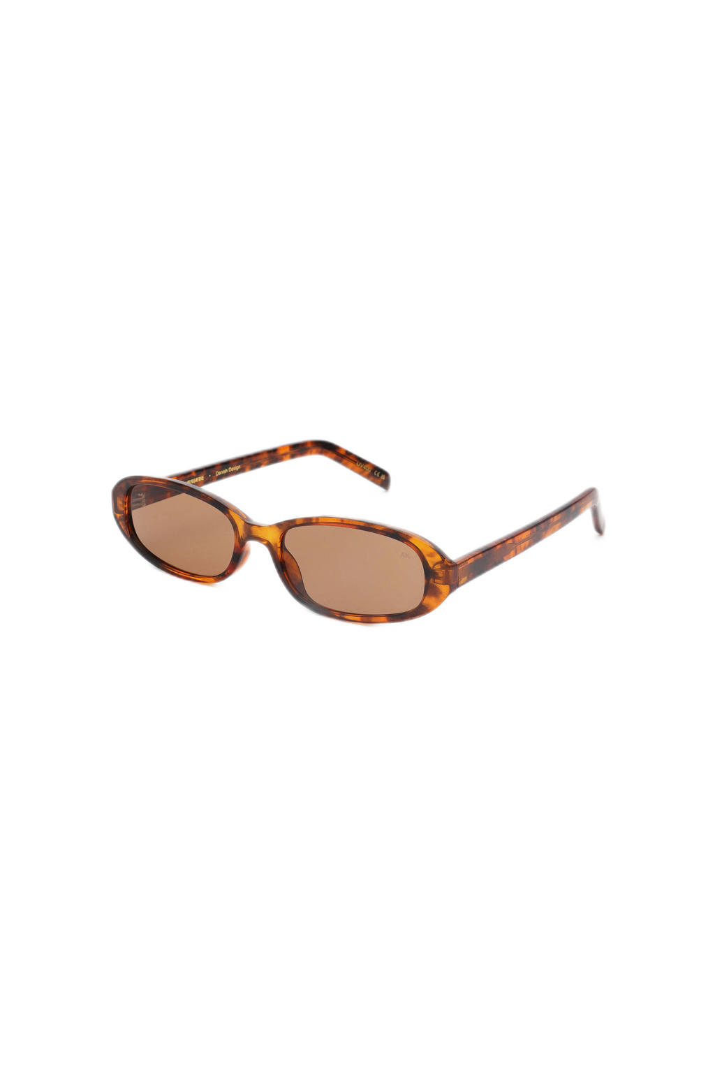 A.Kjaerbede zonnebril met tortoise print Macy bruin