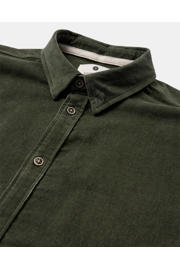 thumbnail: Anerkjendt corduroy casual overhemd donkergroen