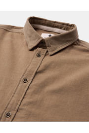 thumbnail: Anerkjendt corduroy casual overhemd lichtbruin