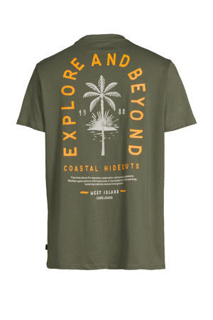 T-shirt olijfgroen