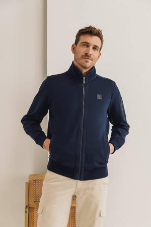 sweatvest donkerblauw