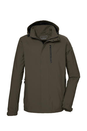 outdoor jas olijfgroen