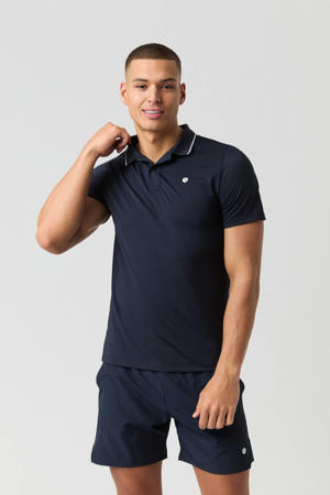 sportpolo Ace Polo donkerblauw