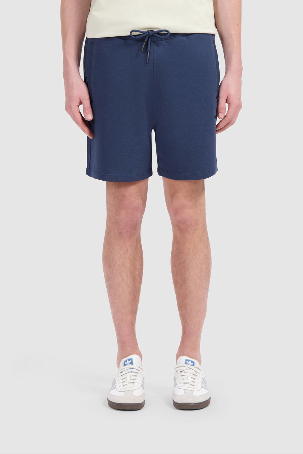 Ballin regular sweatshort donkerblauw