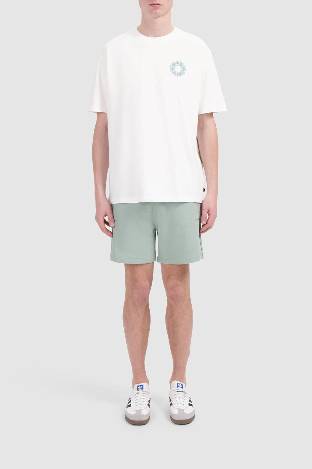 Ballin regular sweatshort groen