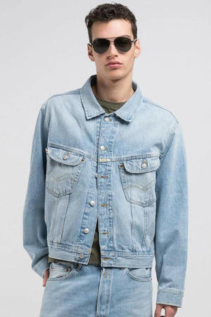 spijkerjas light blue denim