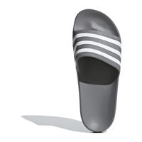 thumbnail: Grijs en witte unisex adidas Sportswear Adilette Aqua badslippers van rubber 