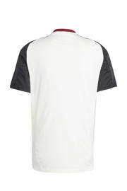 thumbnail: Witte heren adidas Performance Manchester United voetbalshirt van polyester met korte mouwen en ronde hals