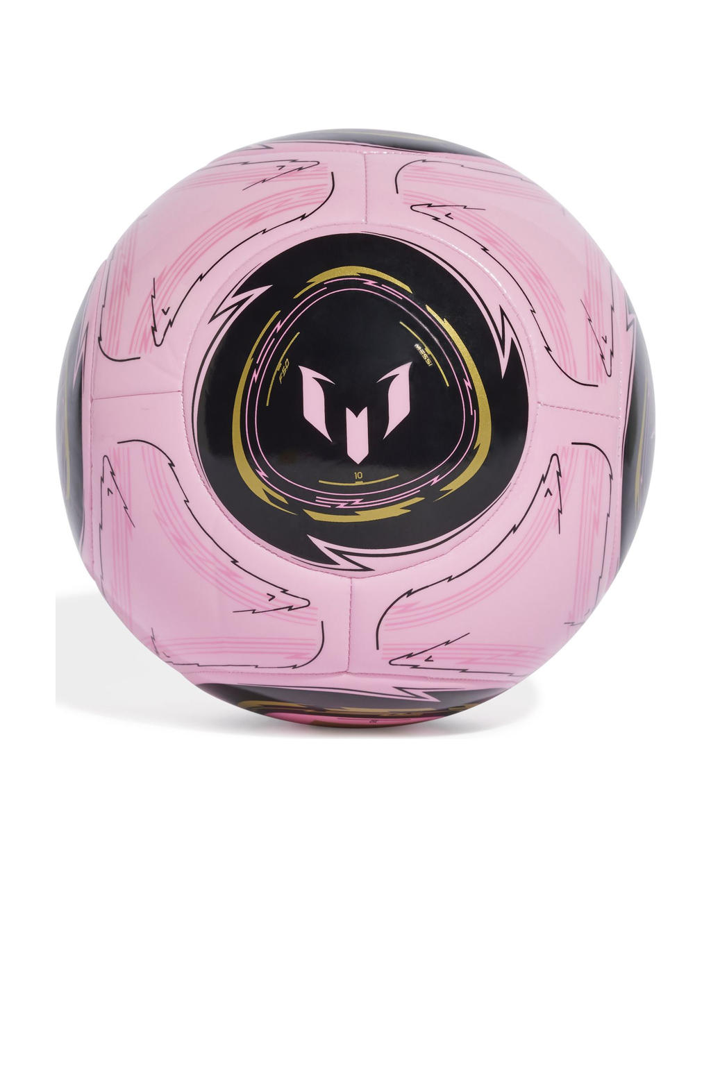 adidas Performance   voetbal Messi Club roze/zwart maat 5