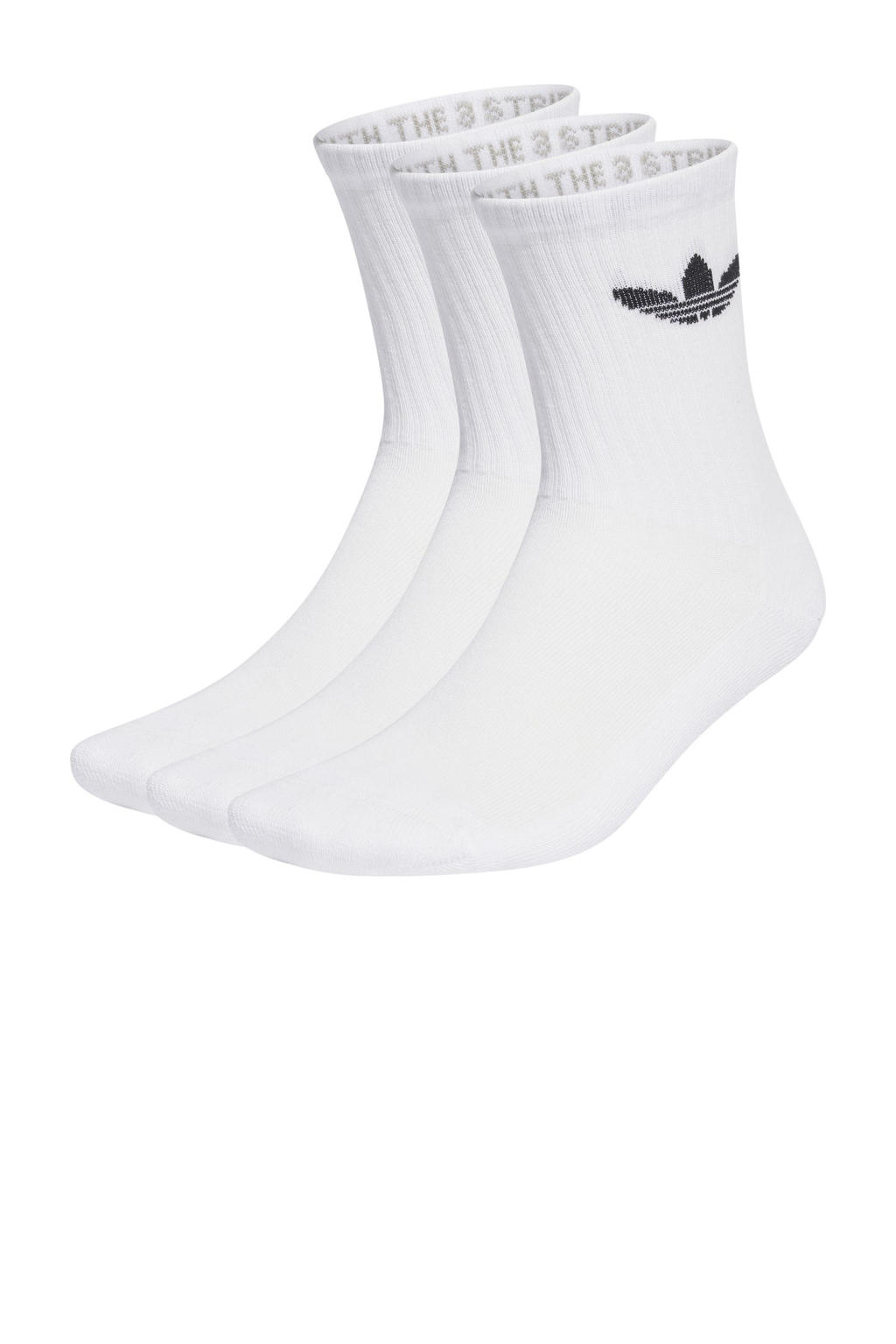 adidas Originals Trefoil Cushion sokken - set van 3 wit