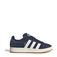 thumbnail: Donkerblauw en witte heren adidas Originals Campus 00s sneakers van leer/voering: mesh/voetbed: eva met veters