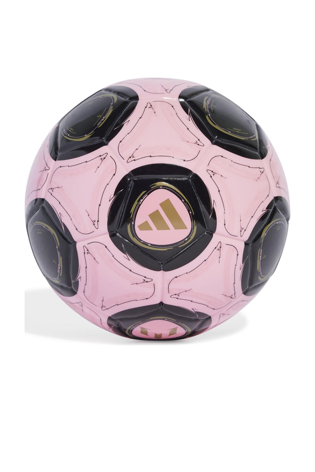adidas Performance   voetbal mini Messi roze maat