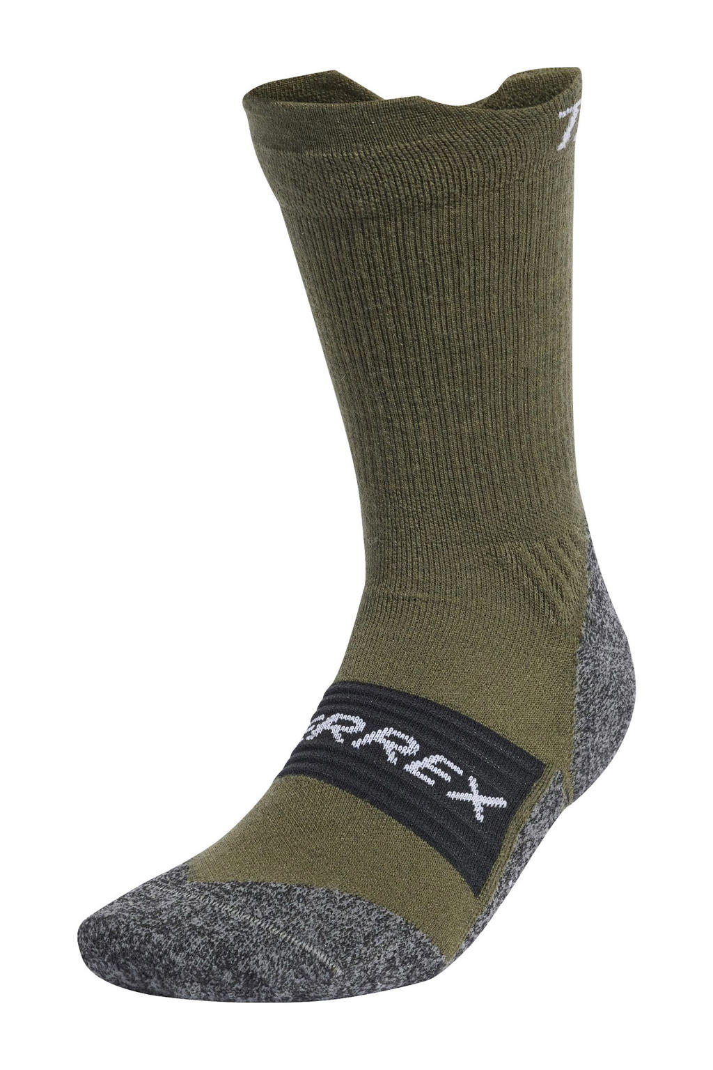 adidas Terrex wandelsokken Crew olijfgroen/zwart/wit