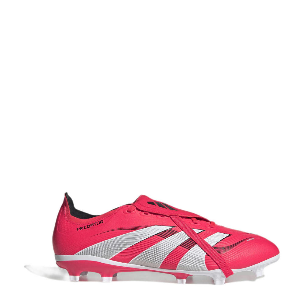 Rode unisex adidas Performance Predator League FG MG voetbalschoenen van imitatieleer/voering: mesh/voetbed: eva