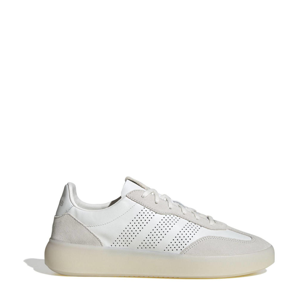 Lichtgrijs en witte heren adidas Sportswear Barrede Decode sneakers van nylon-suède/voering: mesh/voetbed: eva met veters