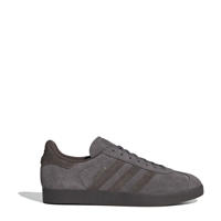 thumbnail: Grijs en bruine unisex adidas Originals GAZELLE sneakers van suede/voering: mesh/voetbed: ortholite met veters en effen