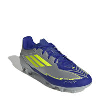 thumbnail: adidas Performance F50 Club Messi  senior voetbalschoenen zilver metallic/kobaltblauw/geel