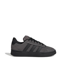 thumbnail: Antraciet en zwarte heren adidas Sportswear Grand Court Alpha sneakers van leer/voering: mesh/voetbed: eva met veters