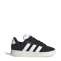 thumbnail: Zwart en witte heren adidas Sportswear Grand Court Alpha sneakers van leer/voering: mesh/voetbed: eva met veters