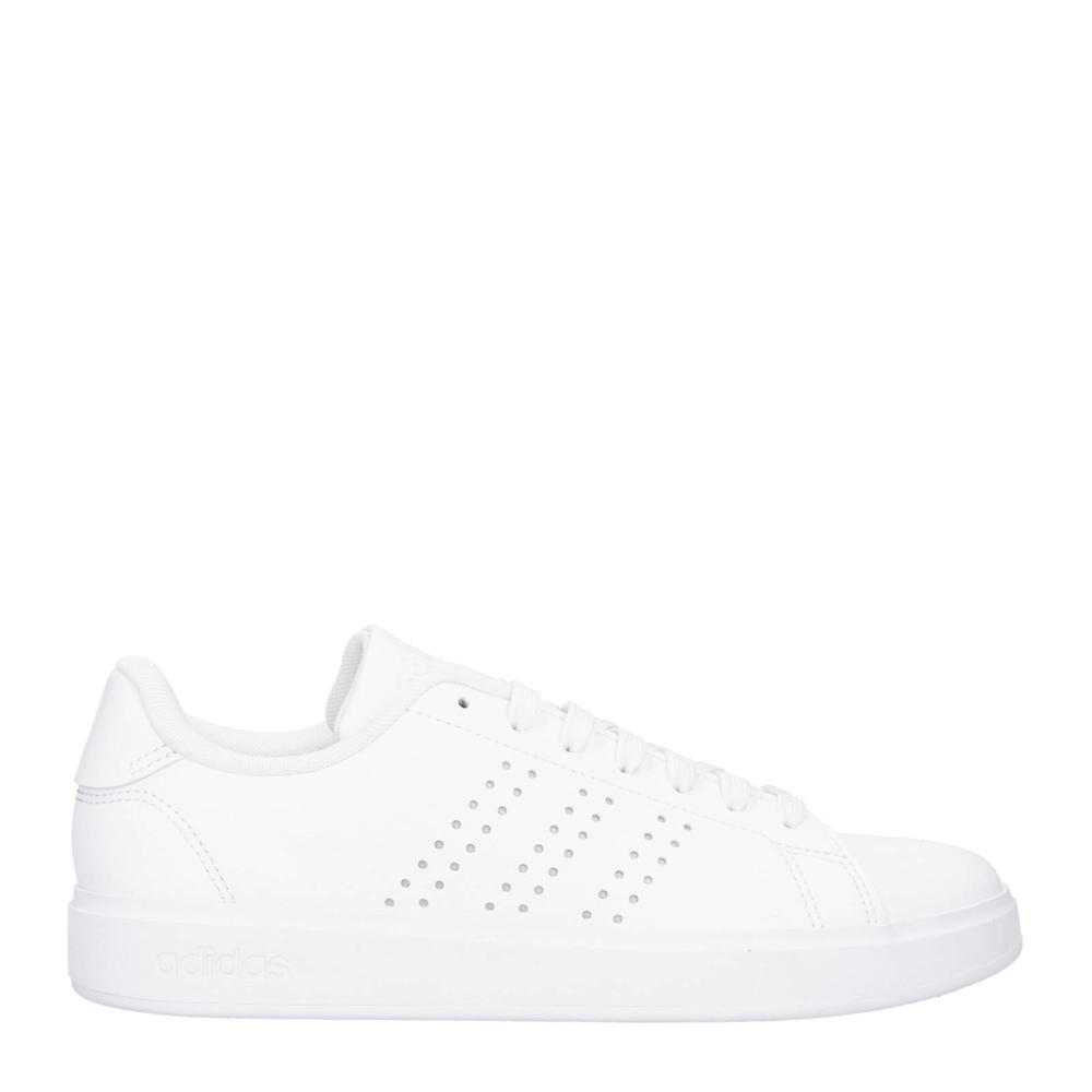 Witte heren adidas Sportswear Advantage 2.0 sneakers van imitatieleer/voering: mesh/voetbed: eva met veters en effen