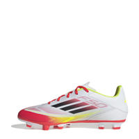 thumbnail: adidas Performance F50 Club  voetbalschoenen wit/rood/geel