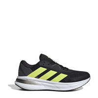 thumbnail: Zwart en gele heren adidas Performance Galaxy 7 hardloopschoenen van mesh-pu/voering: mesh/voetbed: eva met veters