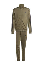 thumbnail: adidas Sportswear Senior  trainingspak olijfgroen/zwart