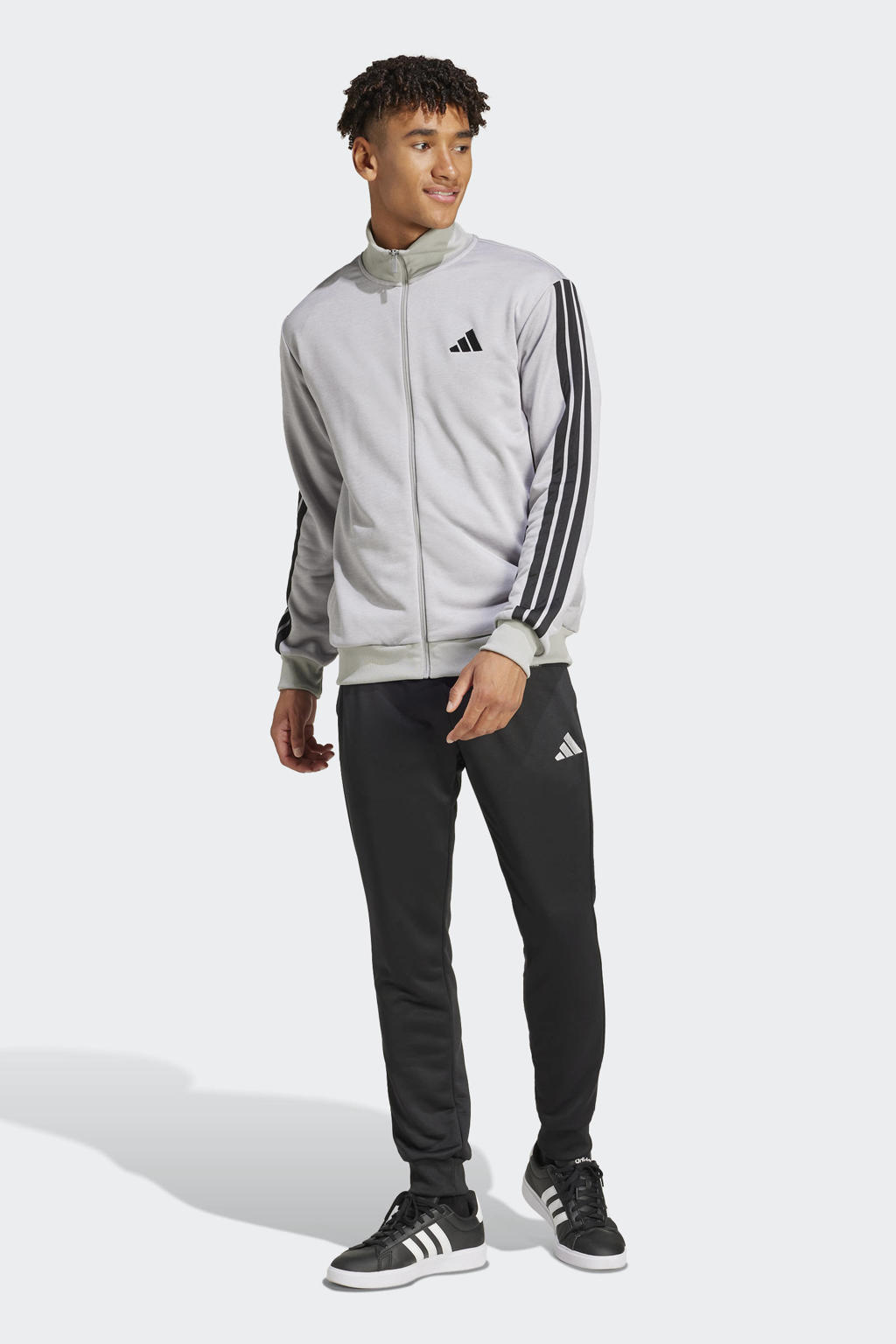 adidas Sportswear   trainingspak grijs/zwart