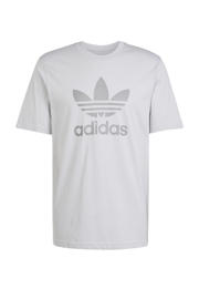 thumbnail: Grijze heren adidas Originals t-shirt van katoen met logo dessin, korte mouwen en ronde hals