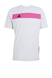 thumbnail: adidas Performance voetbalshirt Tiro Essentials lichtgrijs/fuchsia