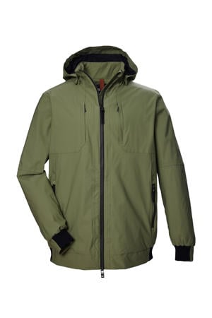 outdoor jas olijfgroen
