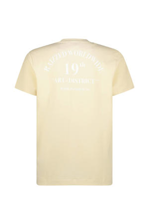 T-shirt lichtgeel