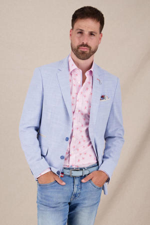 regular fit colbert lichtblauw