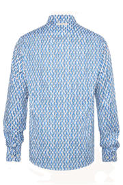 thumbnail: A fish named Fred casual overhemd blauw