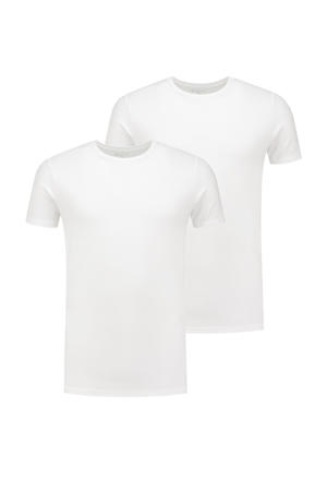 ondershirt Smith (set van 2) wit