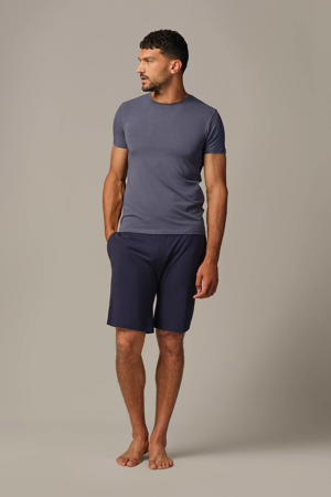 pyjamashort donkerblauw
