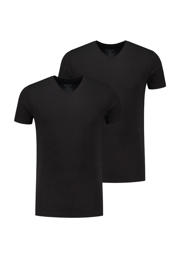 thumbnail: Bamigo ondershirt Johnson (set van 2) zwart