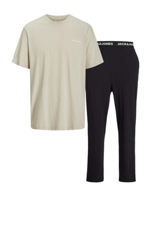 pyjama JACEVEREST lichtbeige/zwart