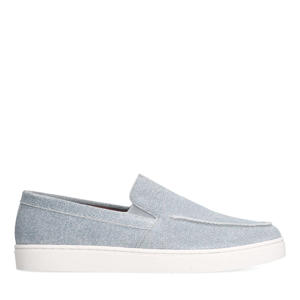   denim loafers blauw