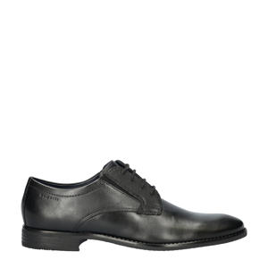   leren veterschoenen zwart
