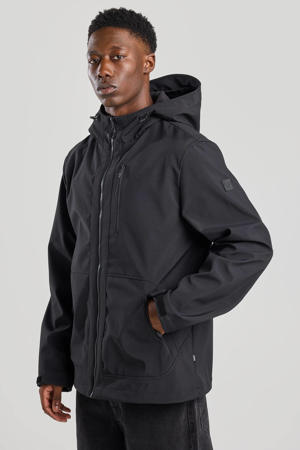 softshell jas zwart