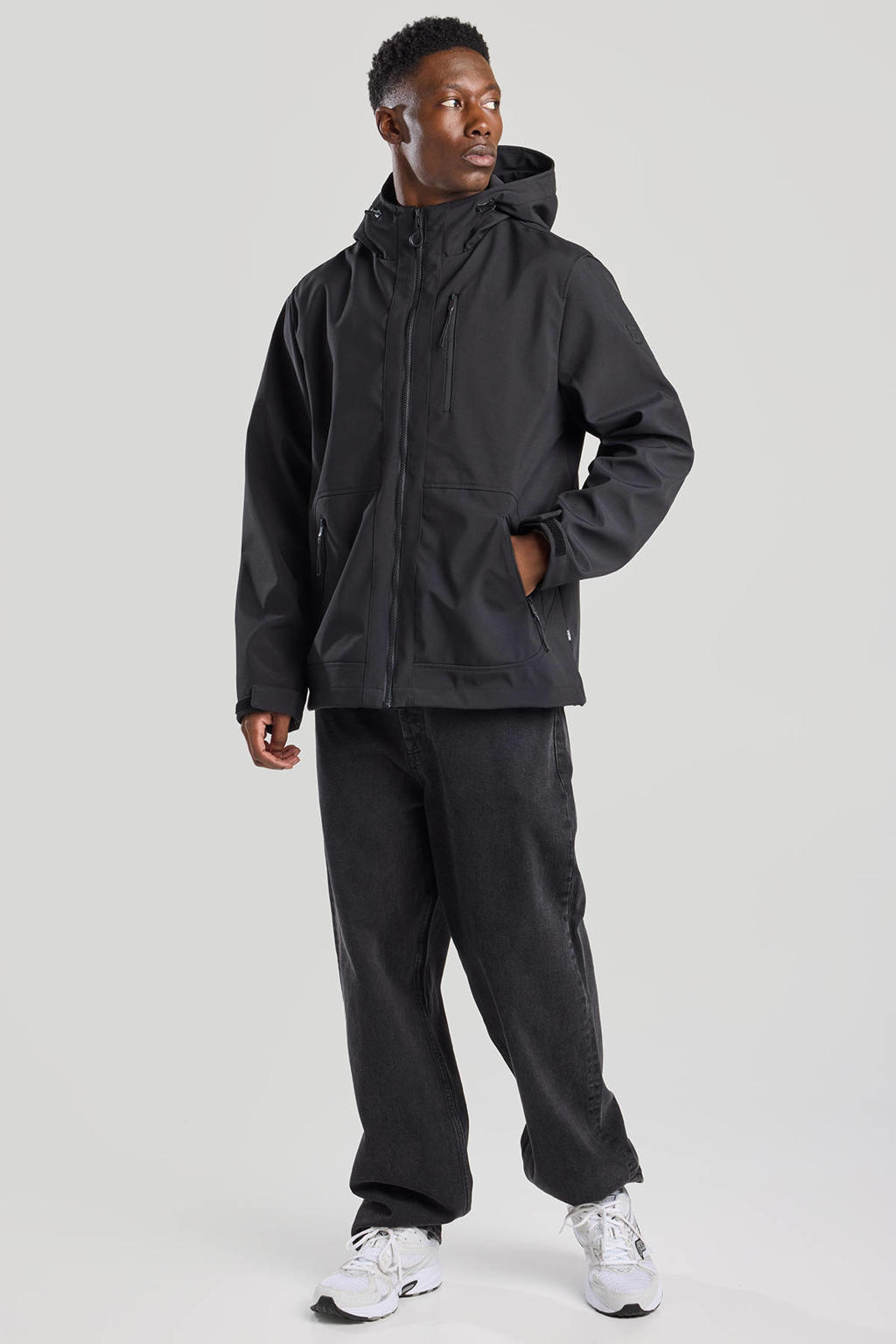 America Today softshell jas zwart
