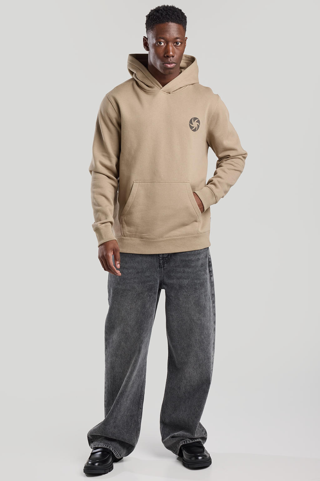 America Today hoodie beige