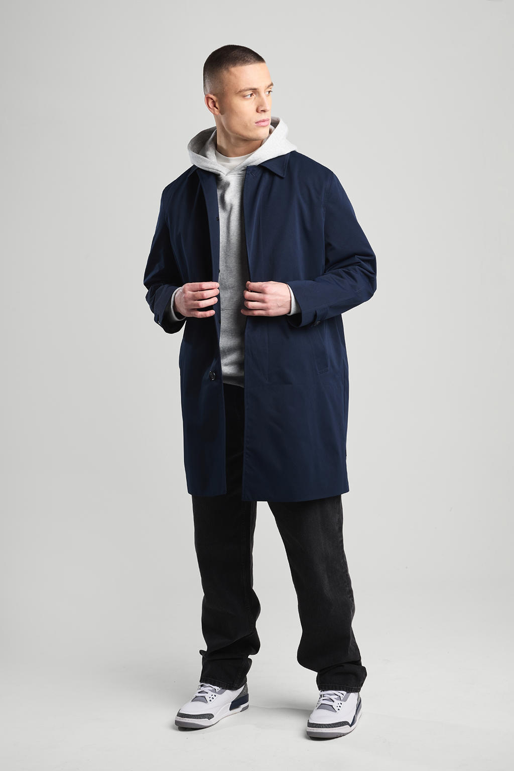 America Today manteljas blauw