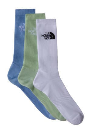 sokken Cush Crew wit/groen/blauw
