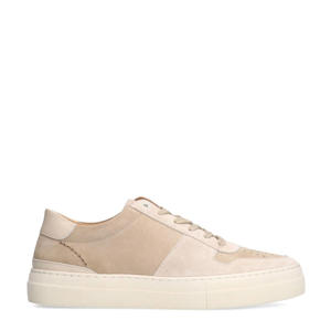   suède sneakers beige