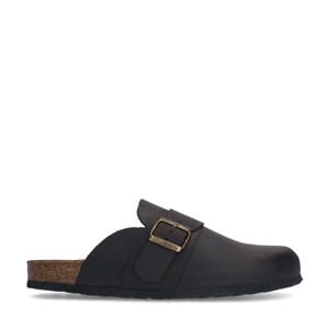 nubuck clogs donkerbruin