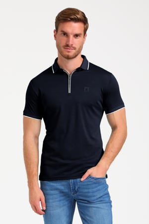 regular polo donkerblauw